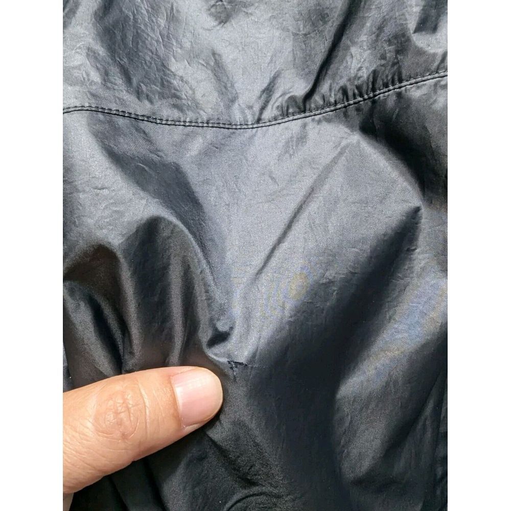 Under Armour Full Zip Sport Style Hooded Windbreaker Women's Size XL Black - Picture 9 of 13